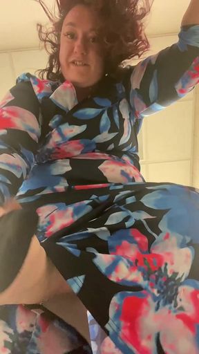 As a Gentle Giantess Made Tiny Worship My Big Stinky Feet After Smelly Sock Removal by Bella Blast