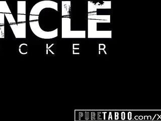 PURE TABOO - Nervous Teen Banged by Step Daddy's Sleazy Ally