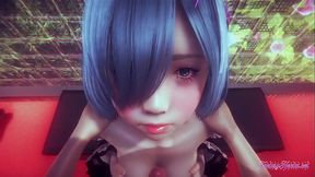 Re Zero Hentai - Rem Part 4 (Uncensored) - Japanese Asian Manga anime game porn