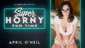 April ONeil in April O'neil - Super Horny Fun Time