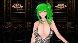 MMD Azur Lane St.Louis NAYEON-POP! R-college-aged - doruge - Dark Green Hair Color Edit Smixix