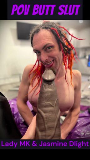 POV Butt Slut Jasmine Dlight Rides