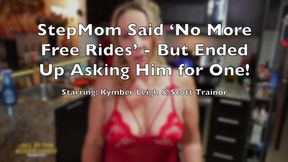 Stepmom gives hot junior a free ride on her big ass