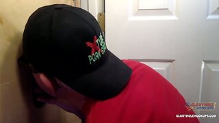 Gloryhole Deep Throat and Swallow