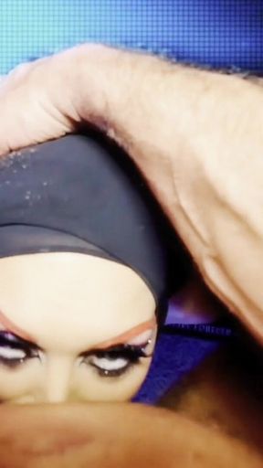 Muslim Slut Gets Virgin Ass Fucked