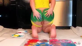 Naked Bailey Painting