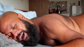 Bearded Stepfather Sitting on the Bear
