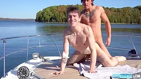 Caleb Morphy And Dalton Riley - Two Extremely Hot Gay Stepbrother Hunks And Having Raw Sex On Boat! 8 Min