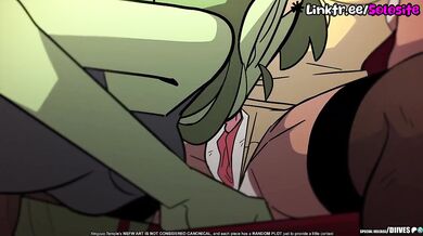Animated cartoon cumshot making time in HD