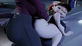 Furry Scorbunny gets big dick sucked and fucked savage