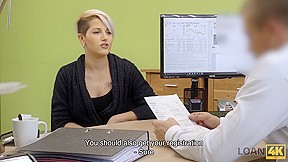 LOAN4K. Smart girl pays with sex for credit for her new business