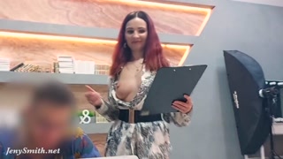 Fake Job interview: Jeny Smith teasing a guy who doens't know anything about her (REAL SITUATION)