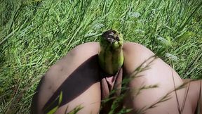 Rough Outdoor Fisting Session With Gaping Pussy&#x270C; and Large Objects: A Pornographic Adventure