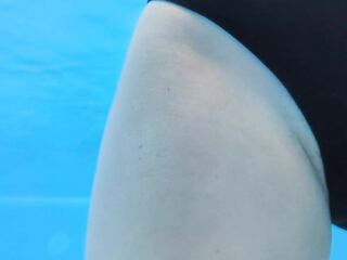 Horny Milf With Huge Tits Swimming is Super Hot.! (Juicy Lousie)