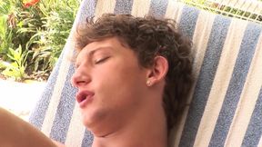 Steamy Shower and Poolside Guys Sucking Cock Hard