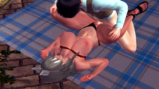 Ghislaine Dedoldia ass fucking near the wall 3d hentai