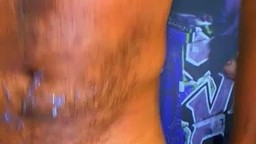 Nice Creamy Cum All over His Hairychest