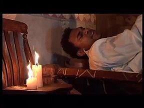 Italian brunette sucks a black cock who cums in her mouth