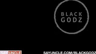 Blackgodz chubby white twink barebacked by bbc