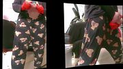 Bear Empty Scrotum Stretching Show Stretched Scrotum CBT Scrotum Twister