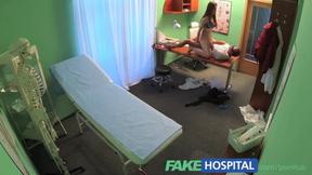 ”Naughty Patient Surprises Doc”