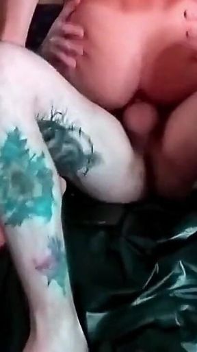 Part2. Threesome with a Young Skinny Slut with Two Loads of Cum in His Ass