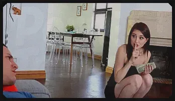 Hailey Little Redhead Blowjob & Facial Scene