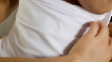 Cheating wife spreads legs for date moaning while my little panties got creampie