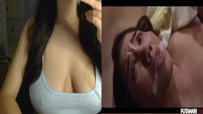 Tomboy Futa Grows Huge Cock Then Fucks Girl Raw With Anal Creampie Mess