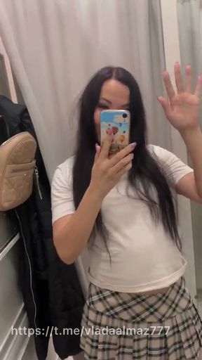 Erotic Dance in the Fitting Room   Clip 1