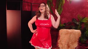 Curvy Me in a Santa Dress... in July!? Try on and Giggles! Arya Grander