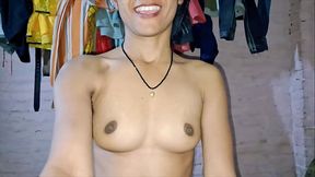 Gorgeous Beauty Enjoys Every Second