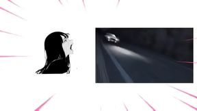 Horny Takumi From Initial D Rides European Chick In Fake Taxi For Steamy Hentai Action