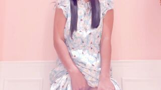 Mall fitting room leaking vagina (teaser)