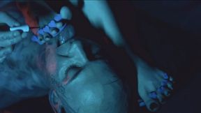 Pedicured Feet For My Slave To Suck My Toes