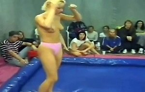 Real wrestling interracial match