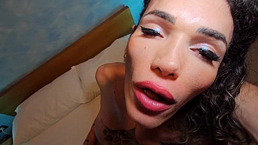 She wanted more cocks and I took her to Sabrina. Maya and Luca POV adventure with trans.
