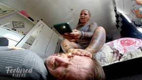 Feet beating humiliation is what you deserve (Full HD 1080p MP4)