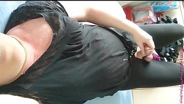 Die Notgeile Carmen Nylonjunge 2 ** Solo Anal **