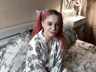 Teaching my stepbrother how to use a jo-bag, very sexy sex