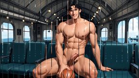 Lustmen Basketball Player Solo Slideshow Anime First-class Cabin Cock Stroking Ai