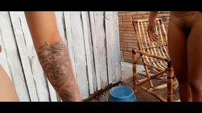 soquei na novinha no quintal de casa / flakael