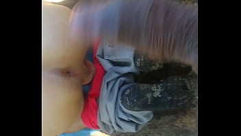 Eu  Carol dando uma leitaida no cu