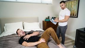 Passionate quickie with Brandon Evans and Blaze Austin