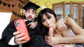Exotic fuck doll with round ass Jena LaRose rammed by big cock
