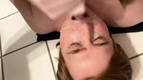 Self facial and cum in mouth compilation Taylor11951