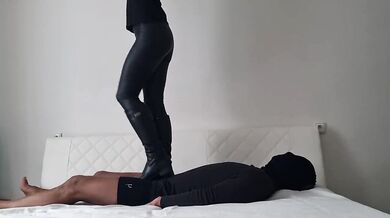 Boots and Staffies Trample Her Barbie Body No.21