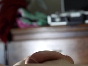 An explosive orgasm after 24 hours of edging