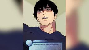 Gay anime hentai compilation JJK MHA big dick sloppy blowjobs