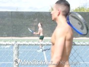 ManRoyale After tennis tight ass fuck with Timothy Drake and Beau Taylor